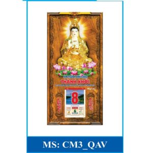 Đốc lịch Phật giáo quan Âm Vàng CM3