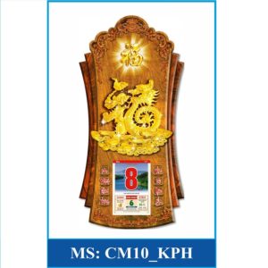 In lịch giá rẻ phong thủy Kim Long CM10